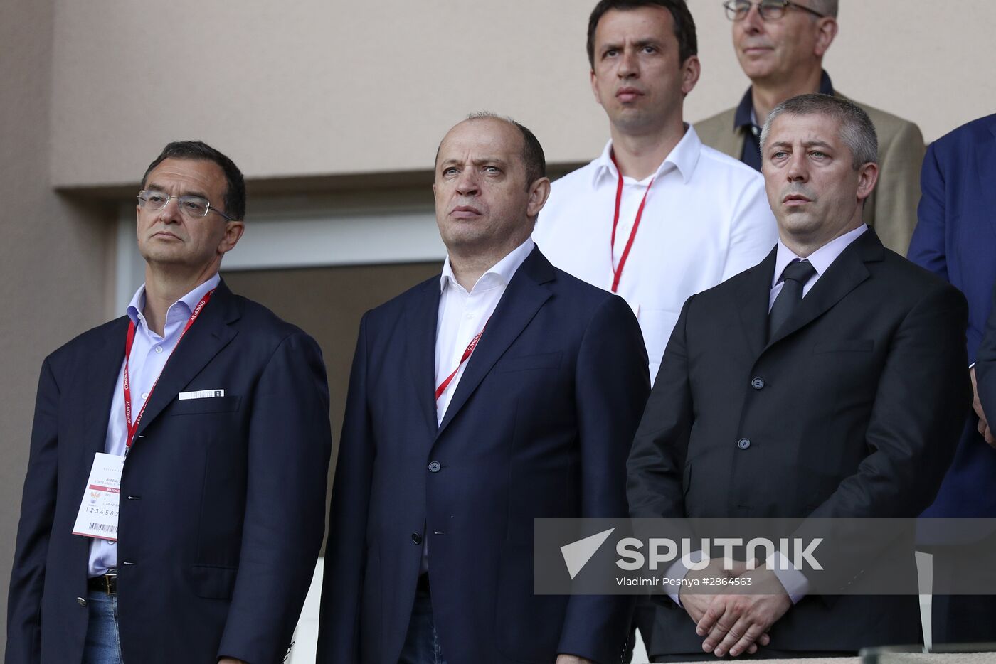 Russia vs. Serbia friendly football match