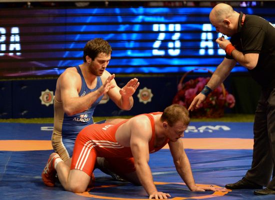 Russian Greco-Roman Wrestling Championship. Day 3