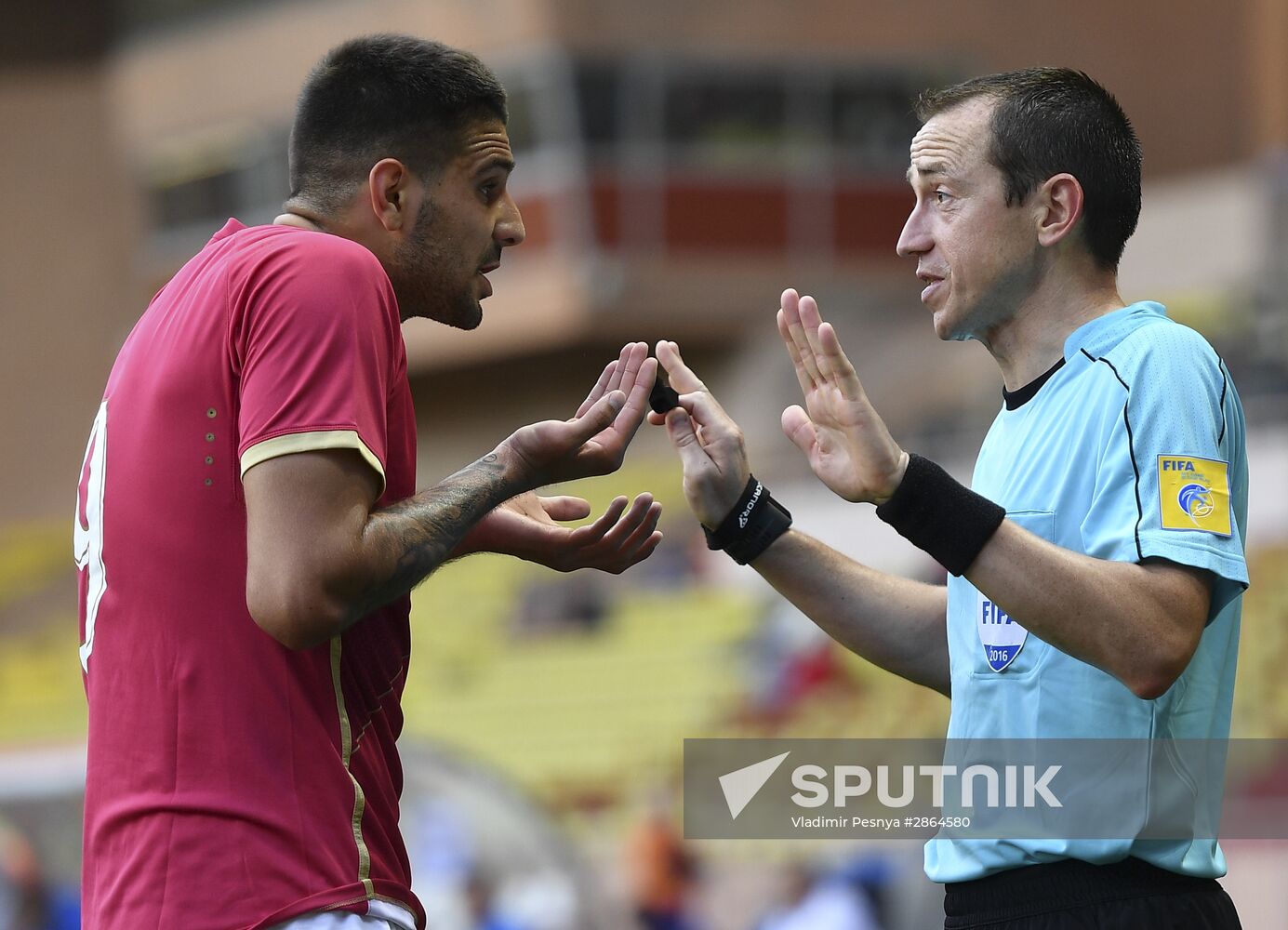 Russia vs. Serbia friendly football match