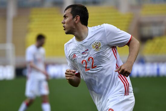 Russia vs. Serbia friendly football match