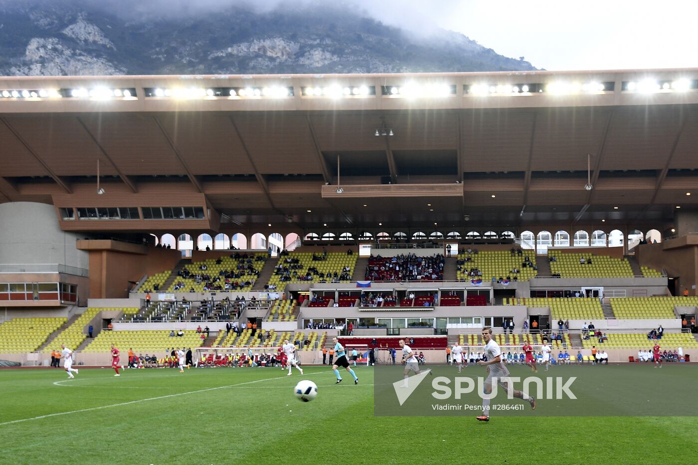 Russia vs. Serbia friendly football match