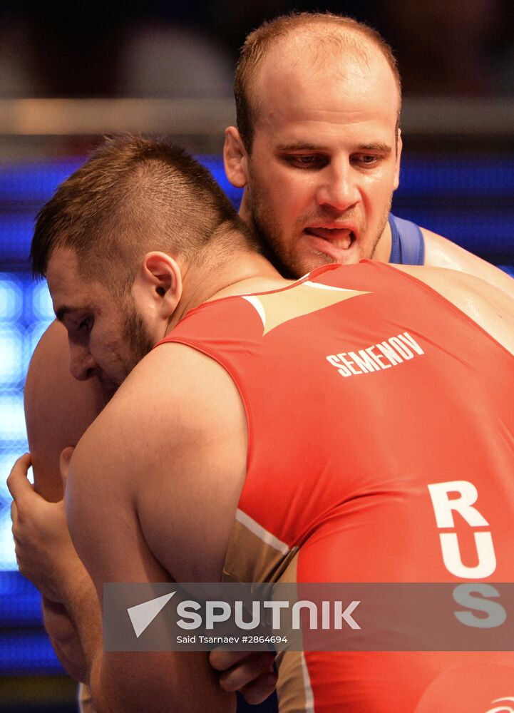 Russian Greco-Roman Wrestling Championships. Day Three