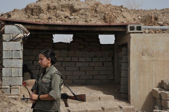 Fighters with the Kurdistan Workers' Party