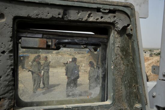 Fighters with the Kurdistan Workers' Party