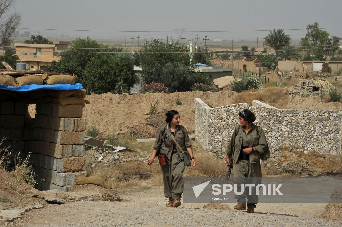Fighters with the Kurdistan Workers' Party