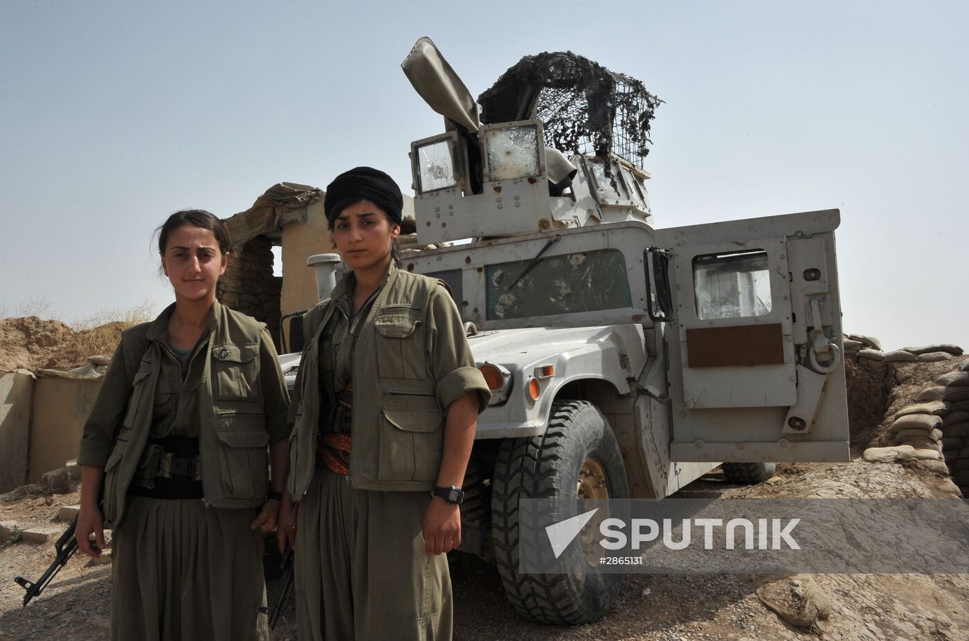 Fighters with the Kurdistan Workers' Party