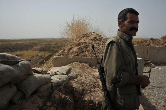 Fighters with the Kurdistan Workers' Party