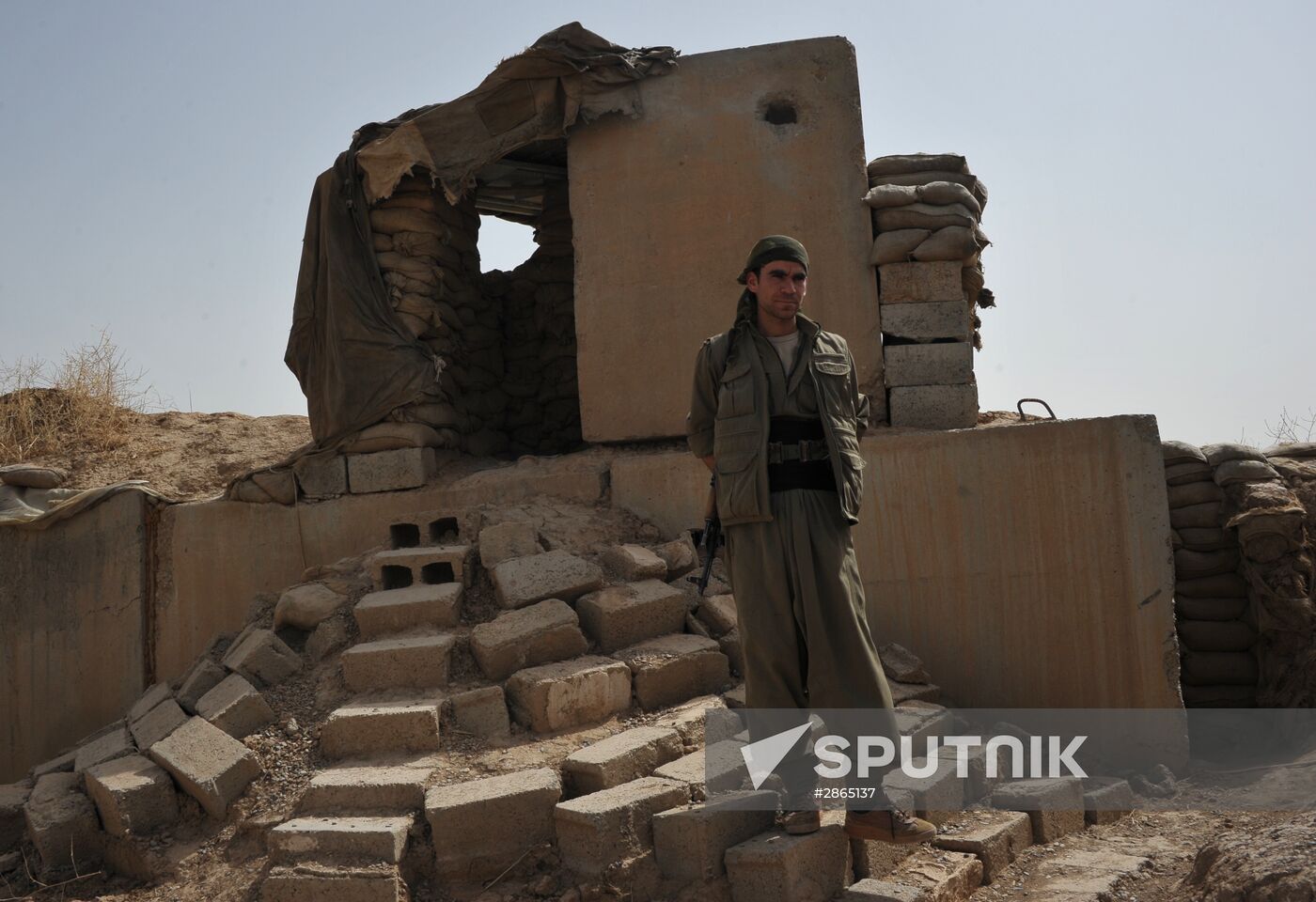 Fighters with the Kurdistan Workers' Party