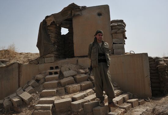 Fighters with the Kurdistan Workers' Party