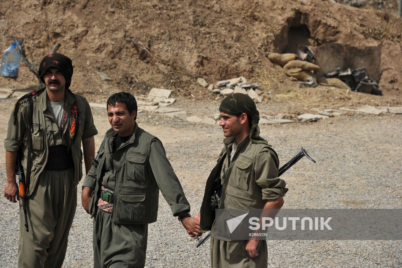 Fighters with the Kurdistan Workers' Party