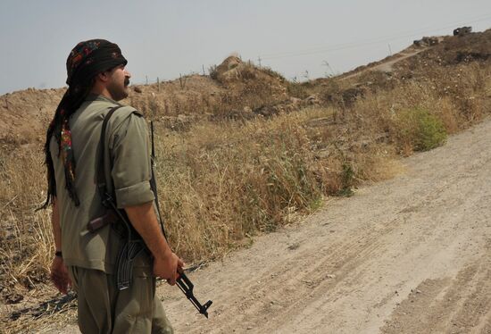 Fighters with the Kurdistan Workers' Party