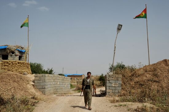 Fighters with the Kurdistan Workers' Party