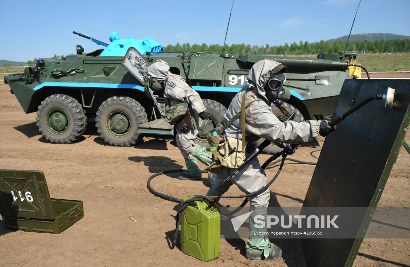Safe Environment 2016 army contest in Transbaikal Territory