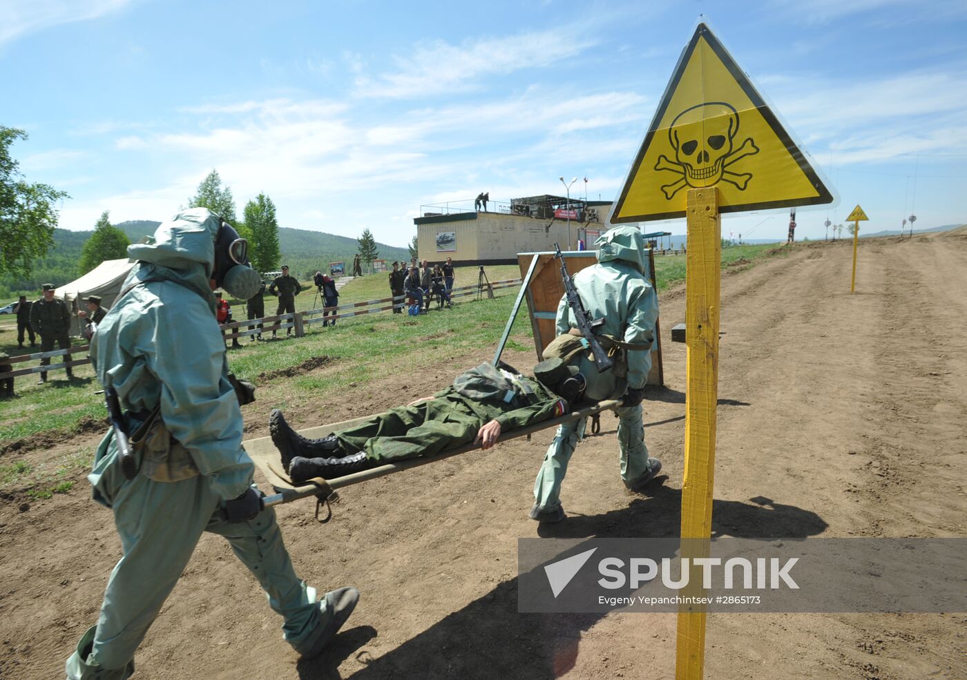 Safe Environment 2016 army contest in Transbaikal Territory