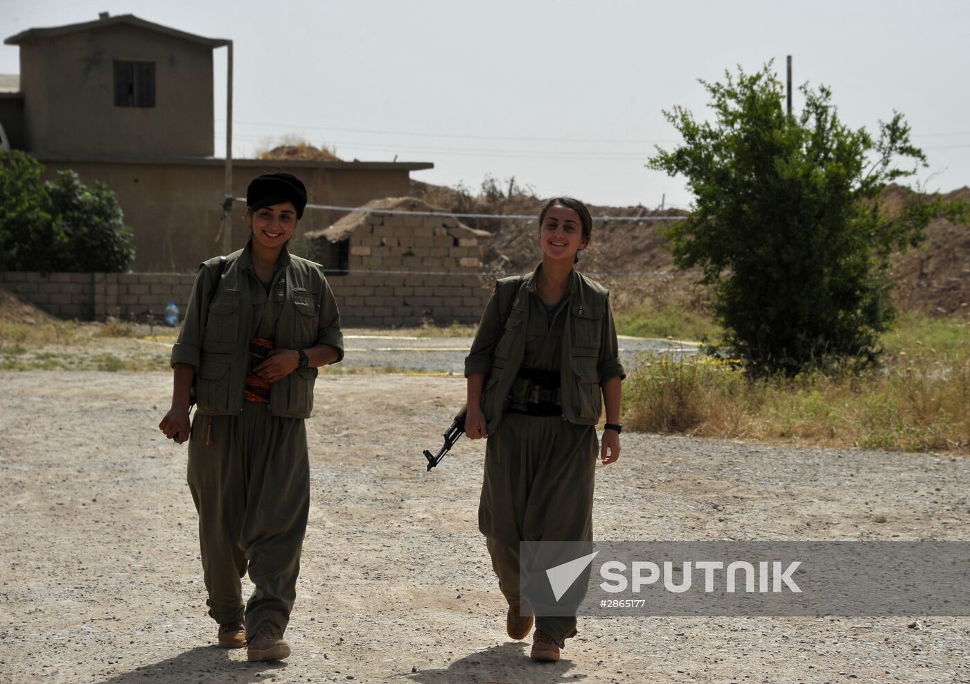 Fighters with the Kurdistan Workers' Party