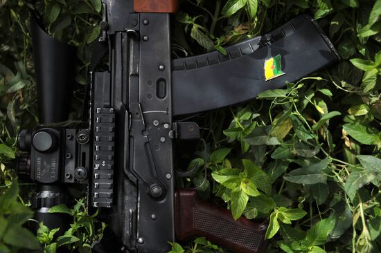 Fighters with the Kurdistan Workers' Party