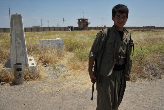 Fighters with the Kurdistan Workers' Party