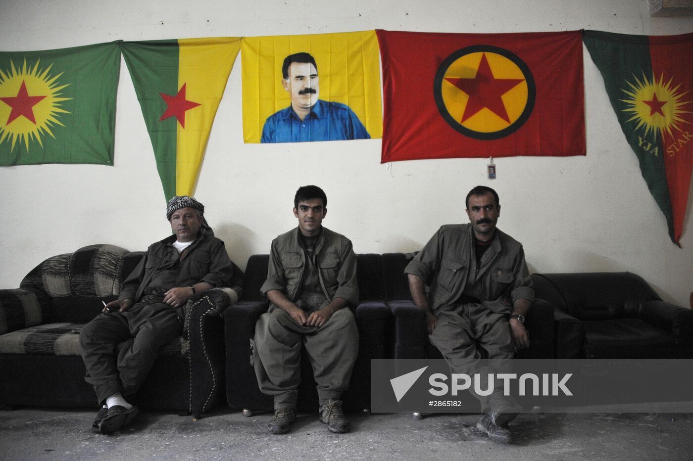 Fighters with the Kurdistan Workers' Party