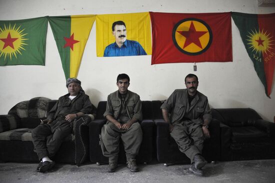 Fighters with the Kurdistan Workers' Party