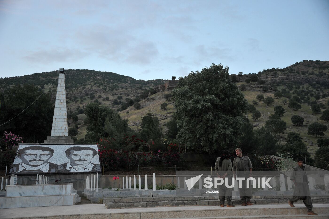 Fighters with the Kurdistan Workers' Party