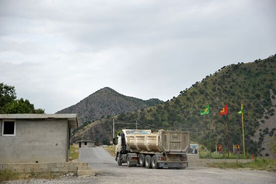 Fighters with the Kurdistan Workers' Party