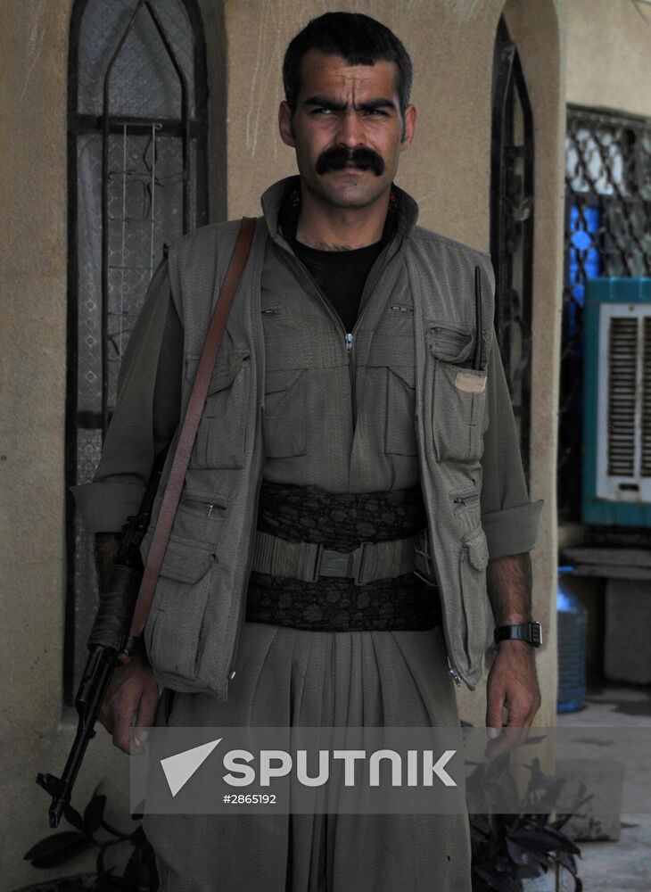 Fighters with the Kurdistan Workers' Party