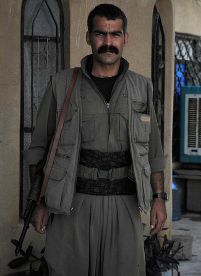 Fighters with the Kurdistan Workers' Party