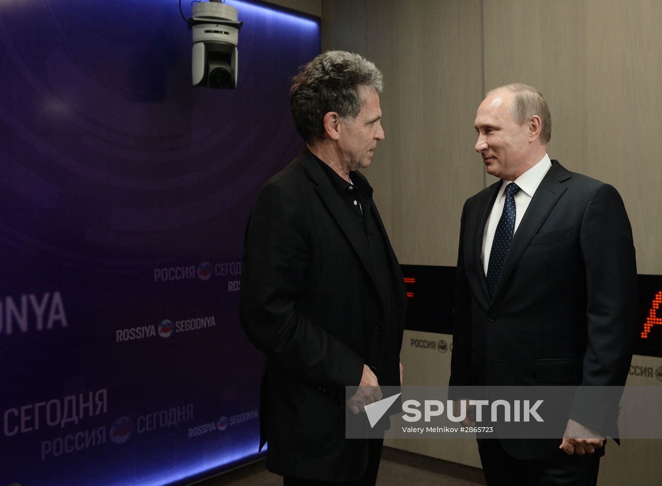 President Vladimir Putin visits Rossiya Segodnya International Information Agency