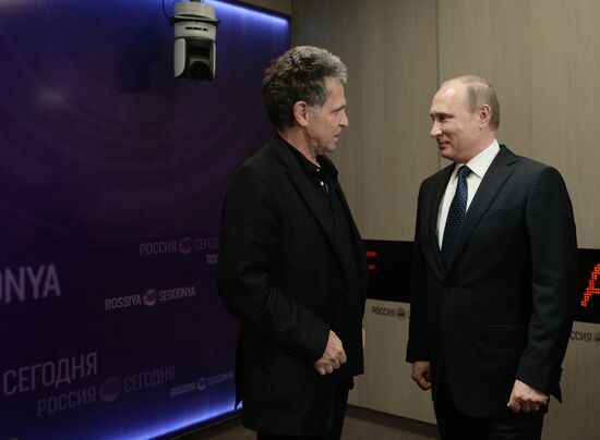 President Vladimir Putin visits Rossiya Segodnya International Information Agency