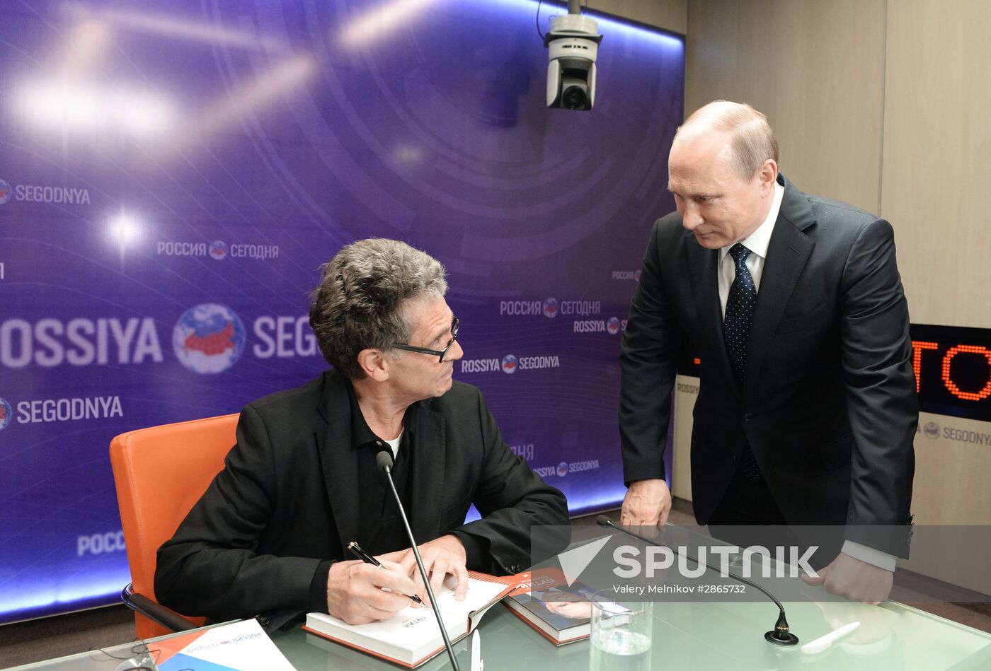 President Vladimir Putin visits Rossiya Segodnya International Information Agency