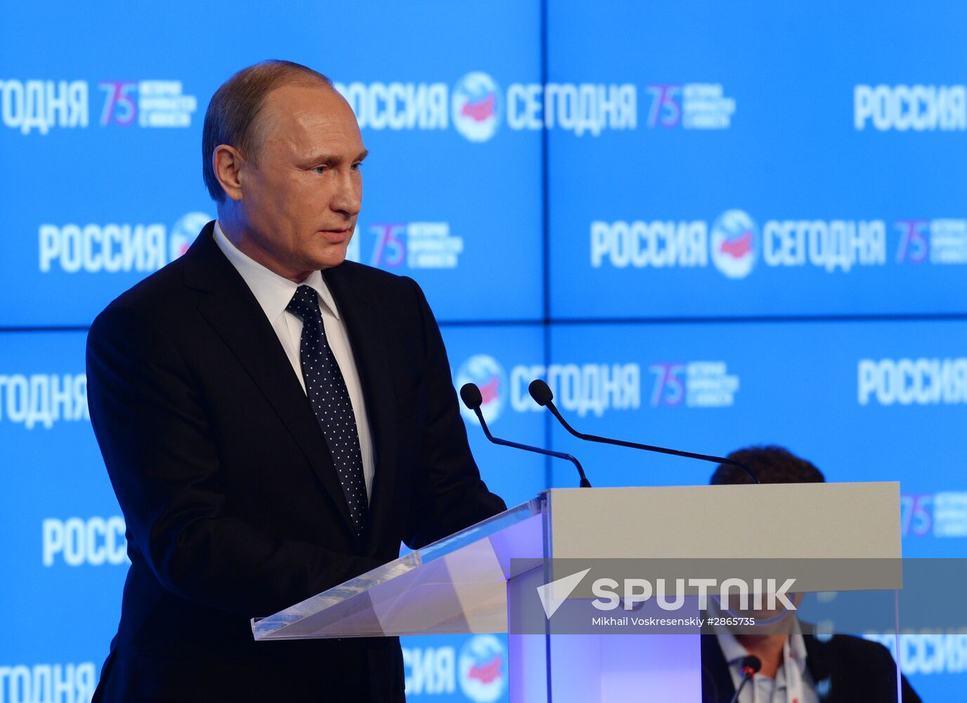 President Vladimir Putin visits Rossiya Segodnya International Information Agency