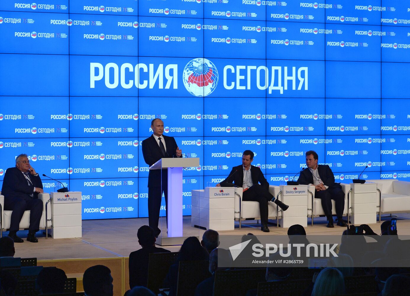 President Vladimir Putin visits Rossiya Segodnya International Information Agency