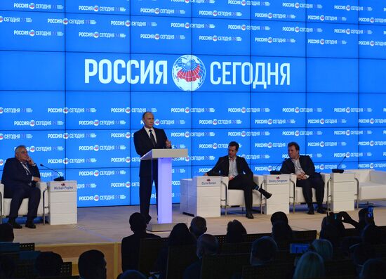 President Vladimir Putin visits Rossiya Segodnya International Information Agency