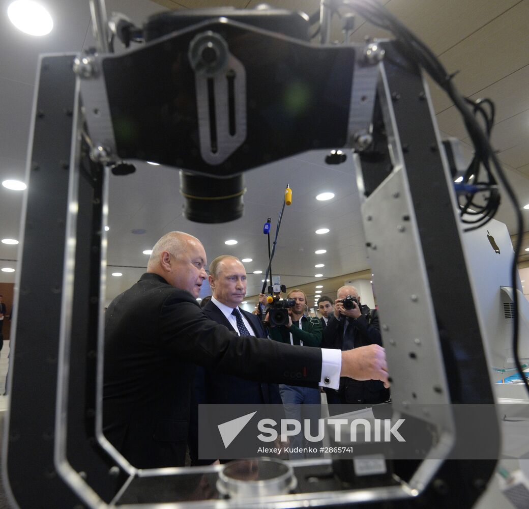 President Vladimir Putin visits Rossiya Segodnya International Information Agency