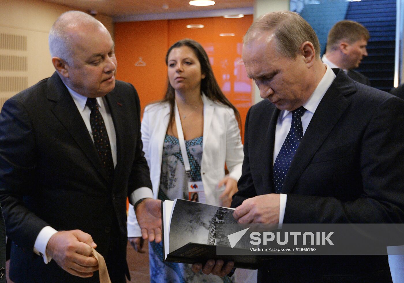 President Vladimir Putin visits Rossiya Segodnya International Information Agency