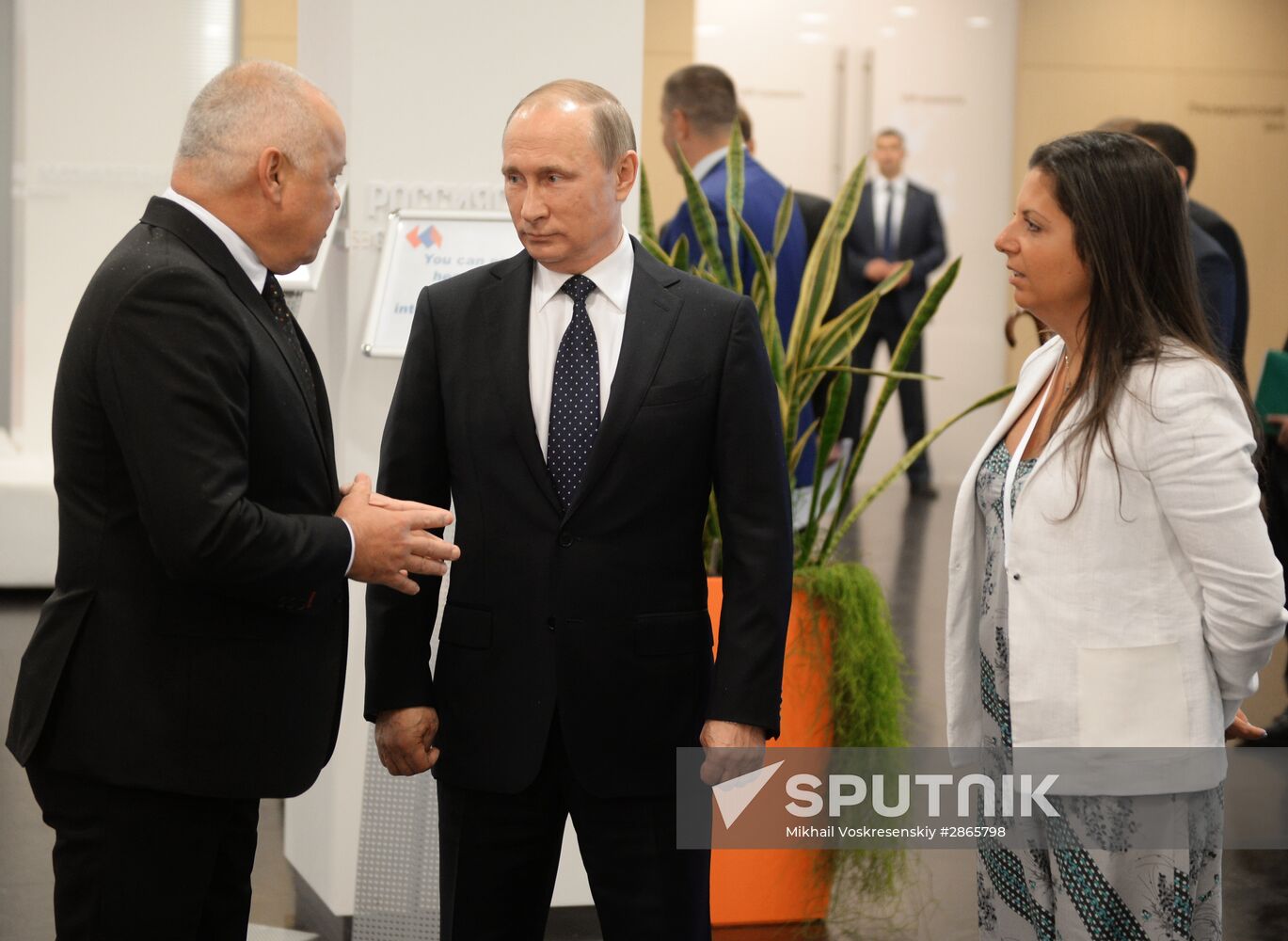 President Vladimir Putin visits Rossiya Segodnya International Information Agency