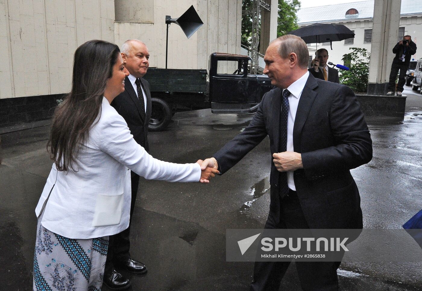 President Vladimir Putin visits Rossiya Segodnya International Information Agency