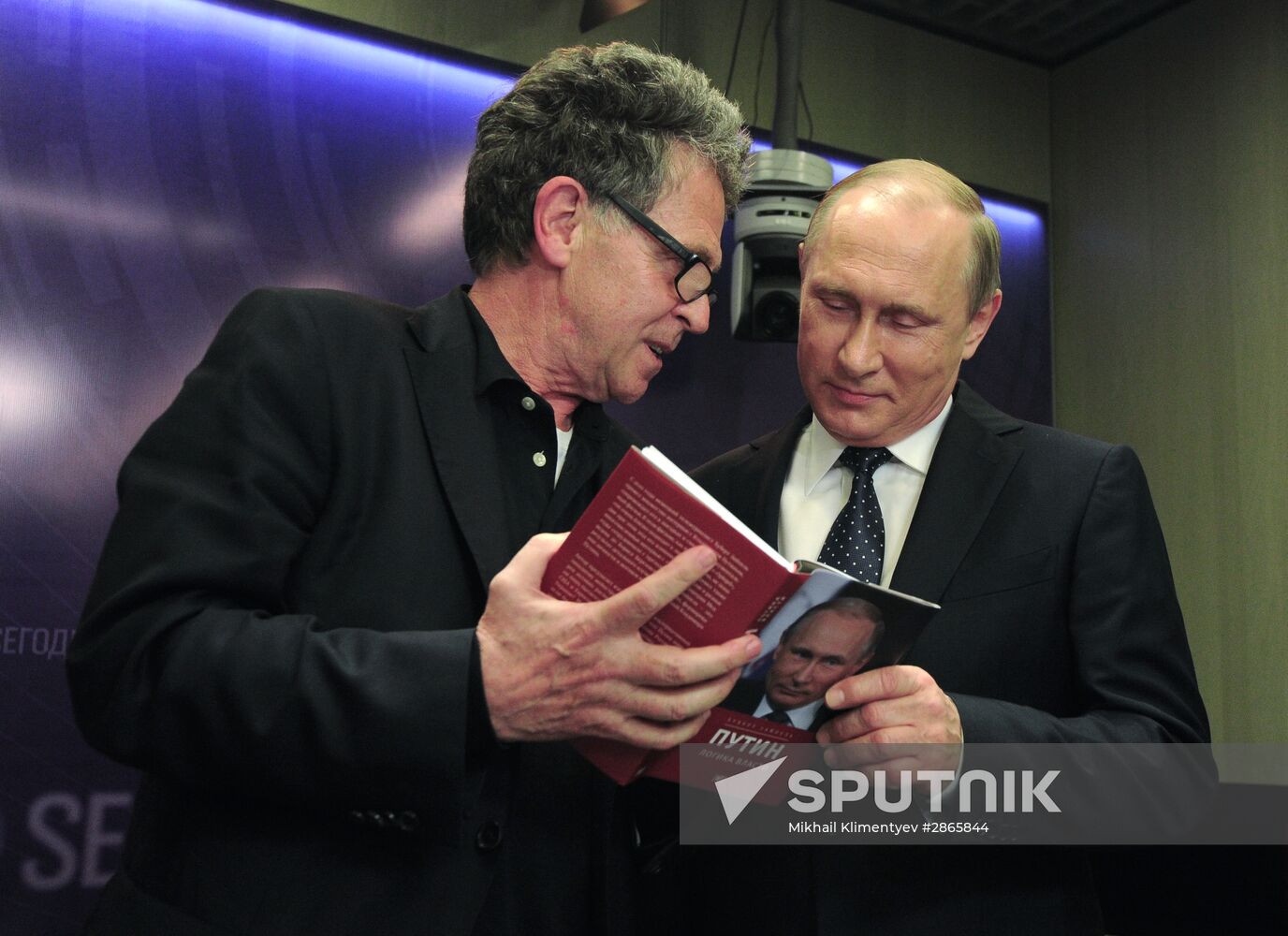 President Vladimir Putin visits Rossiya Segodnya International Information Agency