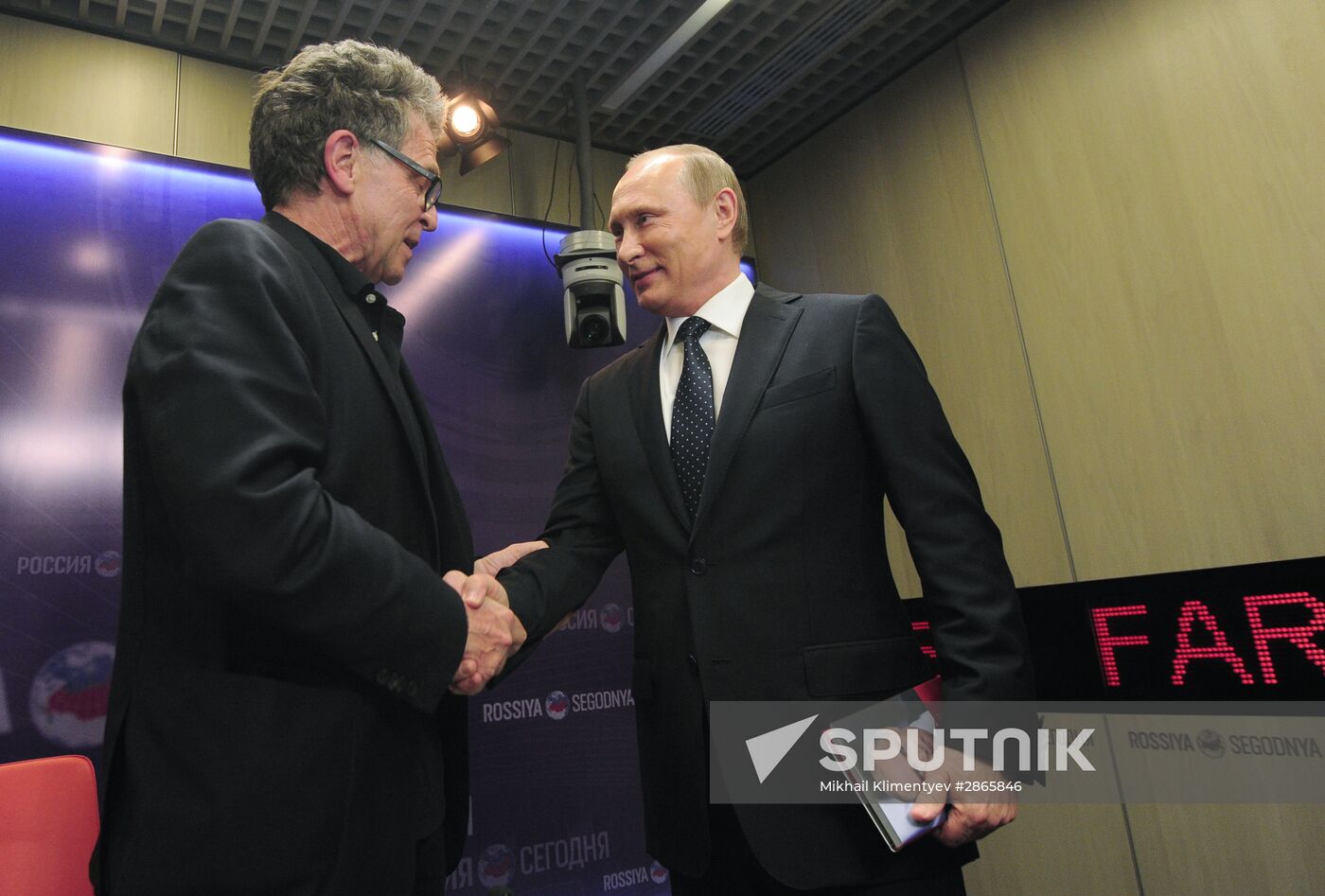 President Vladimir Putin visits Rossiya Segodnya International Information Agency
