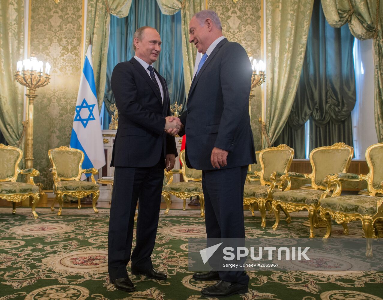 President Putin meets with Israeli Prime Minister Netanyahu
