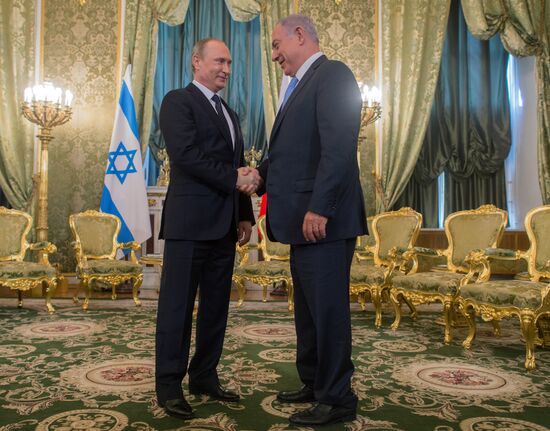 President Putin meets with Israeli Prime Minister Netanyahu