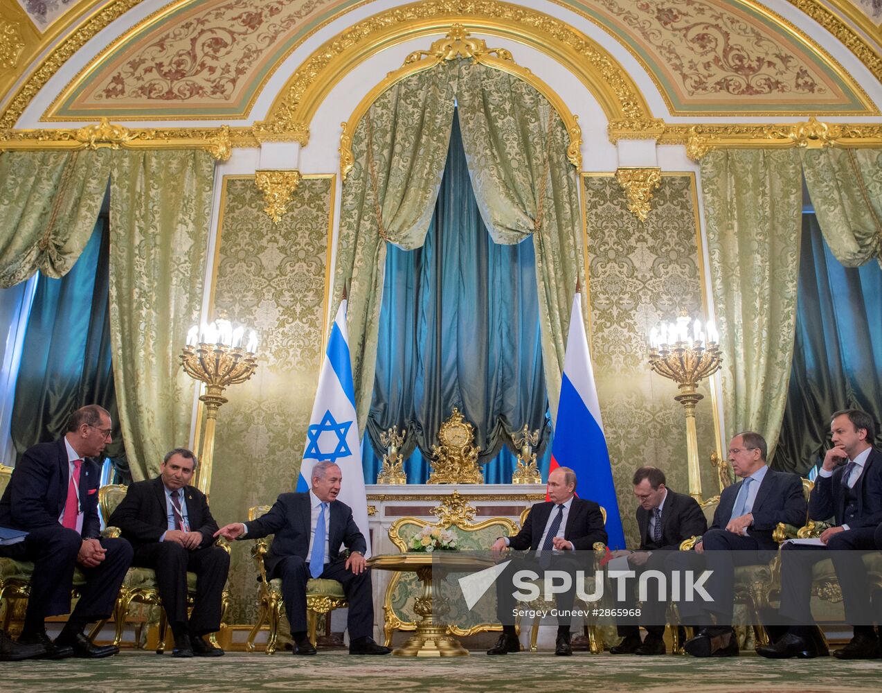 President Putin meets with Israeli Prime Minister Netanyahu