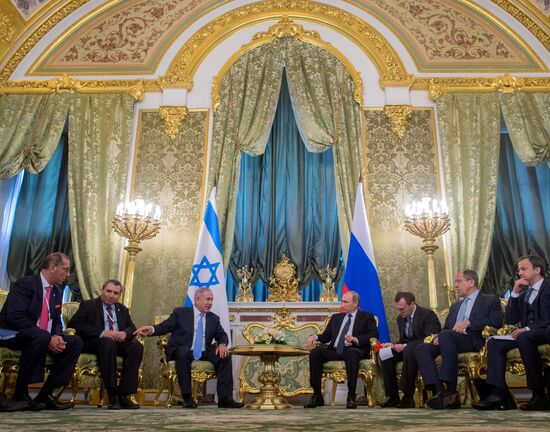 President Putin meets with Israeli Prime Minister Netanyahu