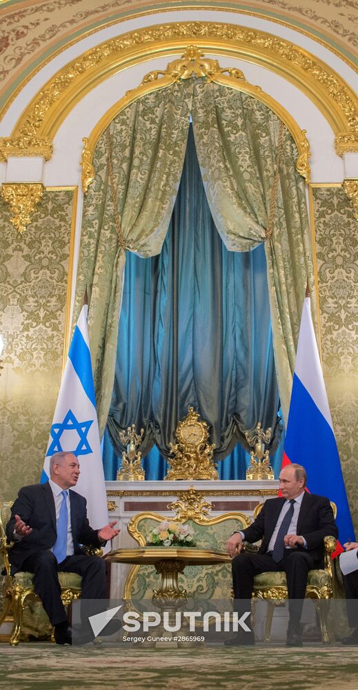 President Putin meets with Israeli Prime Minister Netanyahu