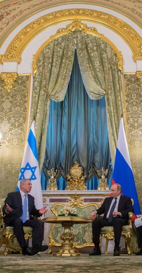 President Putin meets with Israeli Prime Minister Netanyahu