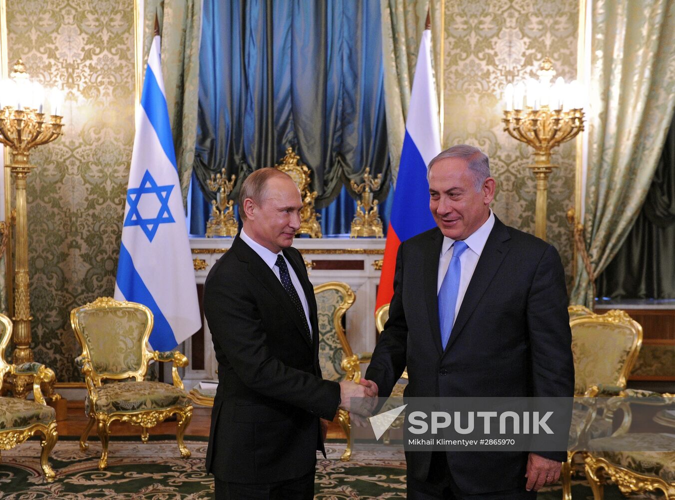 President Putin meets with Israeli Prime Minister Netanyahu