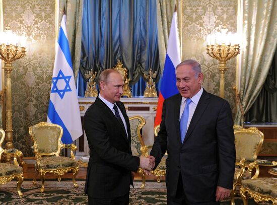 President Putin meets with Israeli Prime Minister Netanyahu