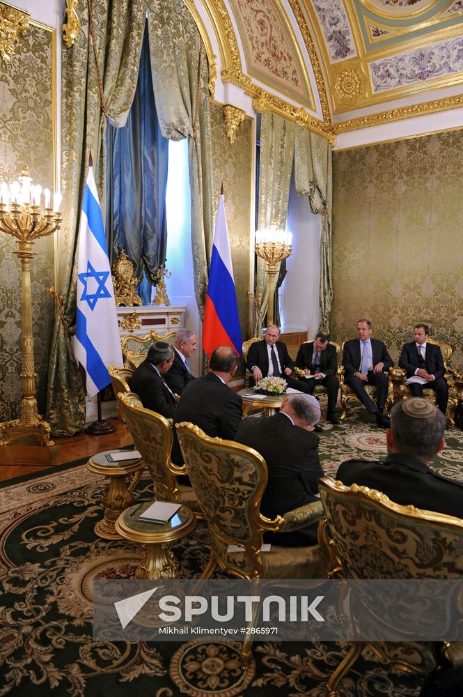 President Putin meets with Israeli Prime Minister Netanyahu