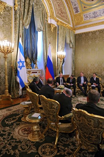 President Putin meets with Israeli Prime Minister Netanyahu