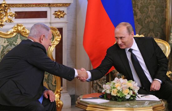 President Putin meets with Israeli Prime Minister Netanyahu